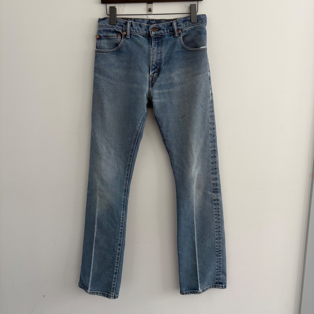 Levis 517 Vintage Bootcut Jeans Light Wash W32 L34